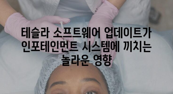 테슬라 소프트웨어 업데이트가 인포테인먼트 시스템에 끼치는 놀라운 영향