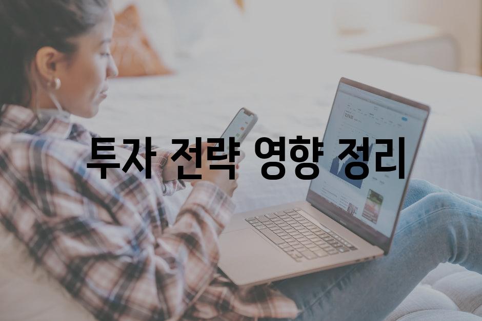  투자 전략 영향 정리