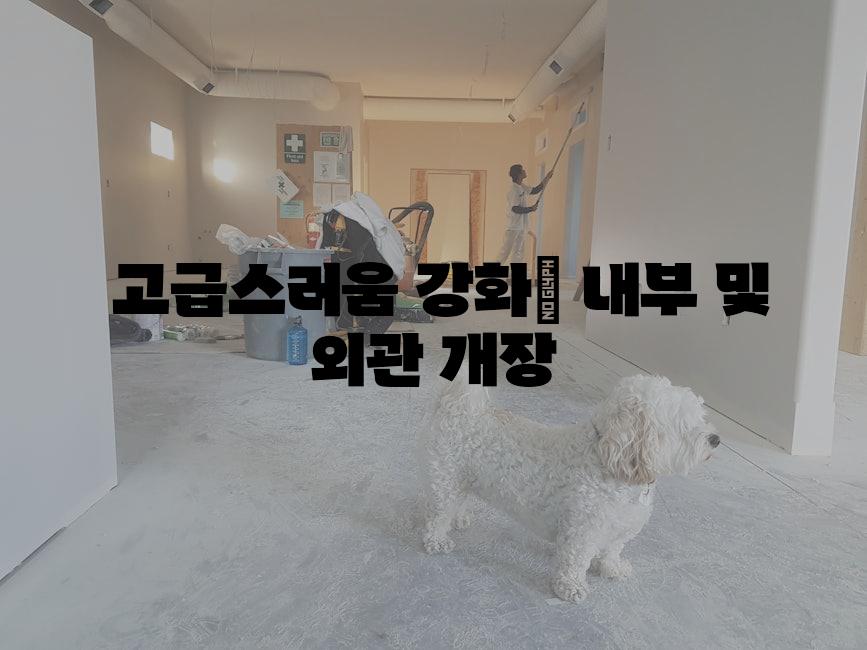  고급스러움 강화| 내부 및 외관 개장