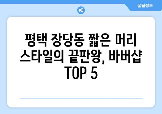 경기도 평택시 장당동 남자 짧은머리 바버샵 잘하는 곳 추천 TOP 5